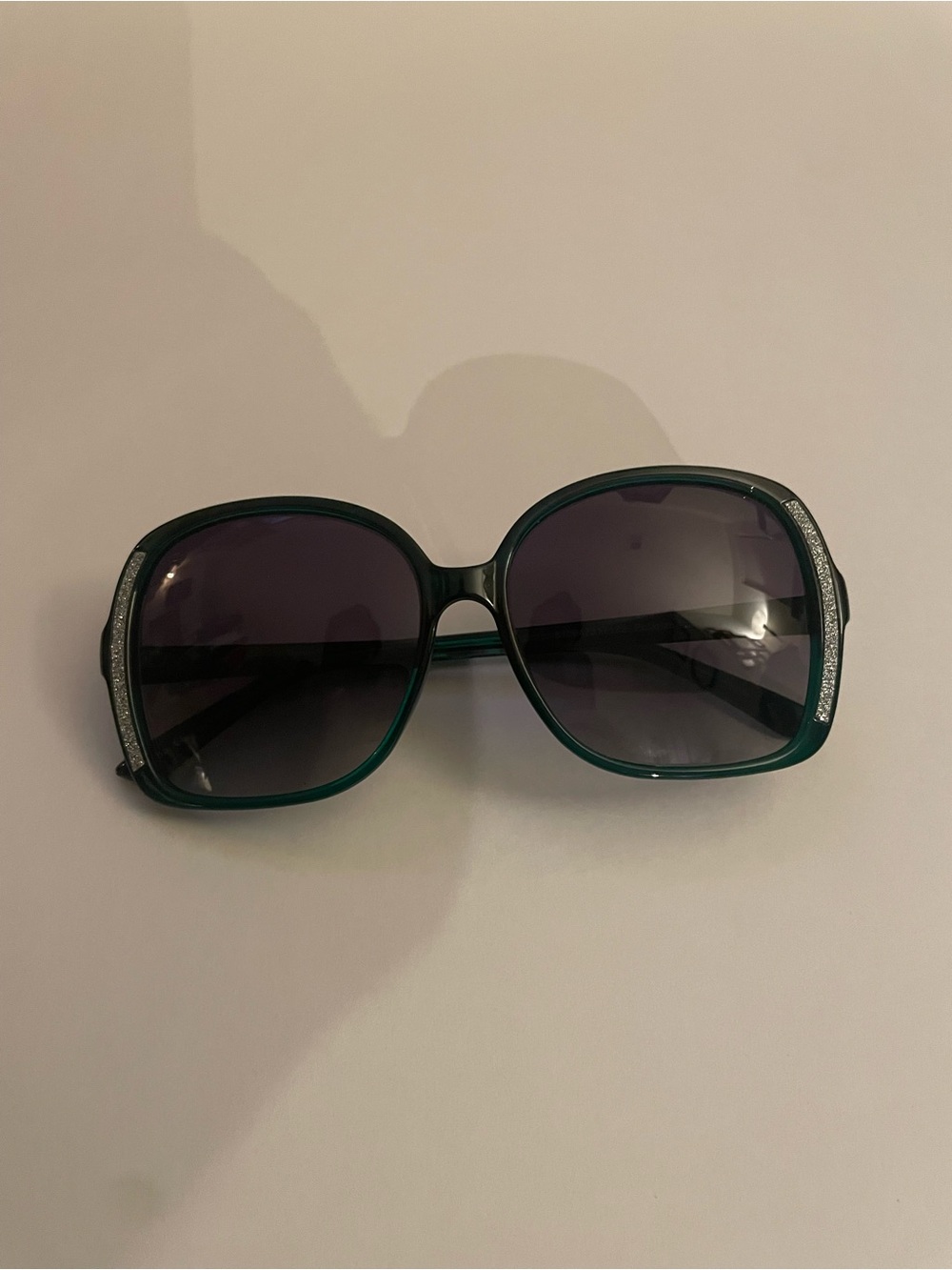 Prive Revaux Oversized Green Women's Sunglasses with Subtle Silver Accents